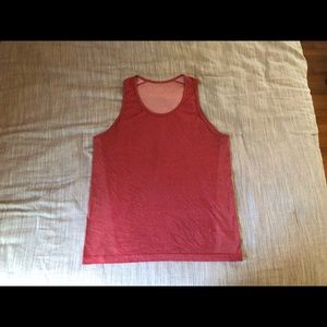 Men’s Large Lululemon Red Metal Vent Tank